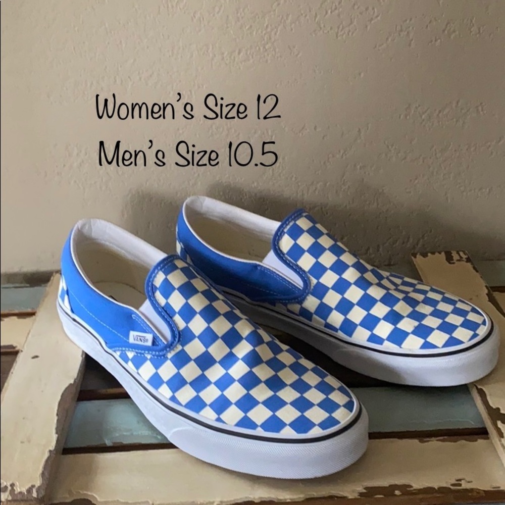 ⭐️HP⭐️🆕 Vans Checkerboard Slip-ons Blue